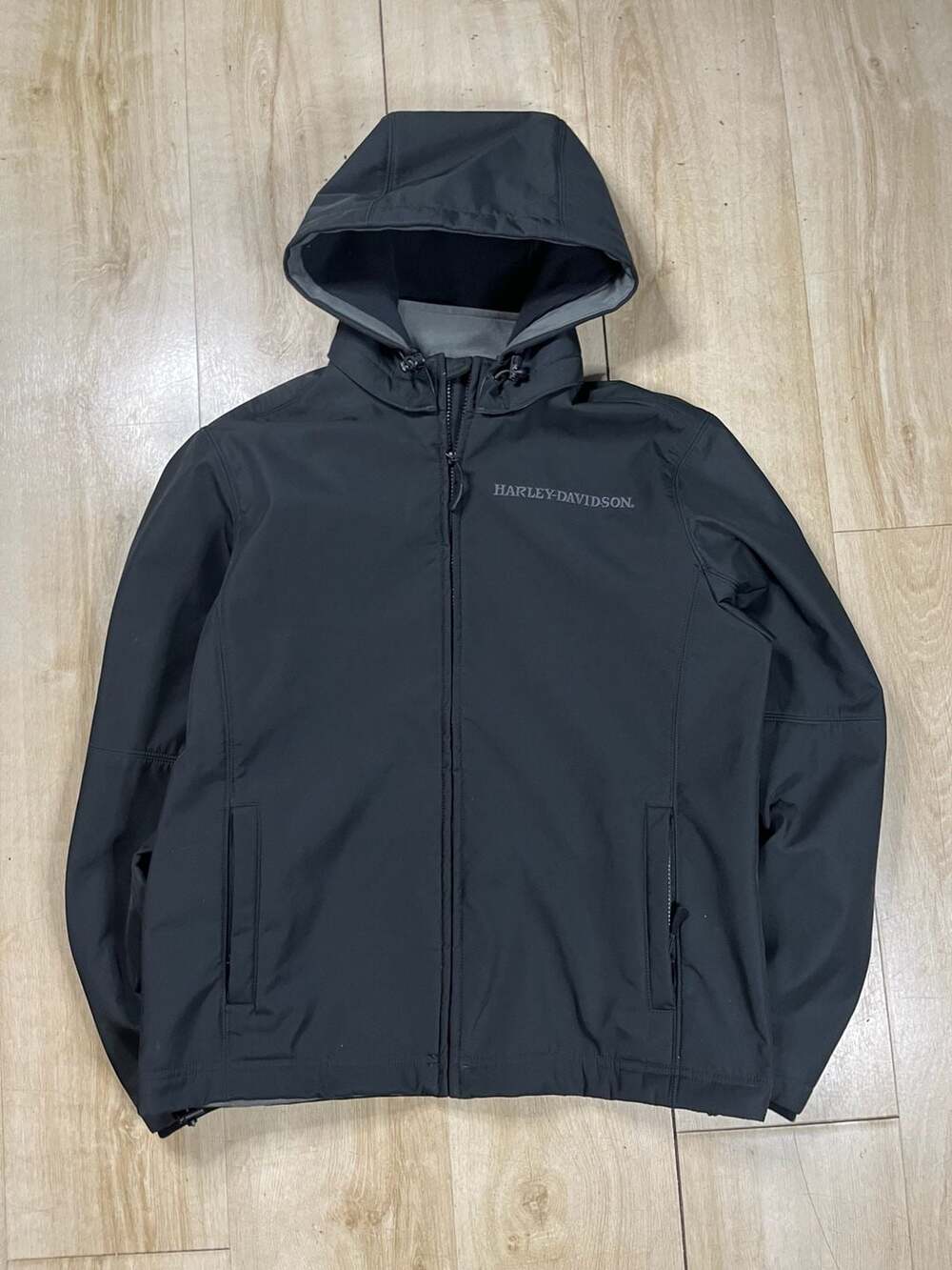 Harley-Davidson Men Willie G Skull Softshell Hooded Jacket Black Size M